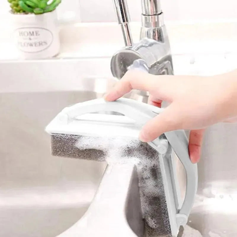 Folding Sponge Cleaner Tools Window Glass Wall Magic Strong Decontamination Bath Brush Kitchen Cleaning Bathroom Toilet Kitchen - Bellarte Enchanté Folding Sponge Cleaner Tools Window Glass Wall Magic Strong Decontamination Bath Brush Kitchen Cleaning Bathroom Toilet Kitchen